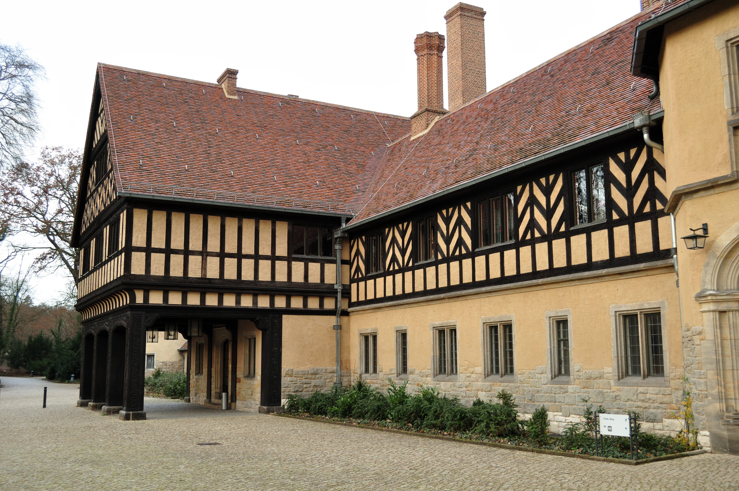 traditional house with peg tiles